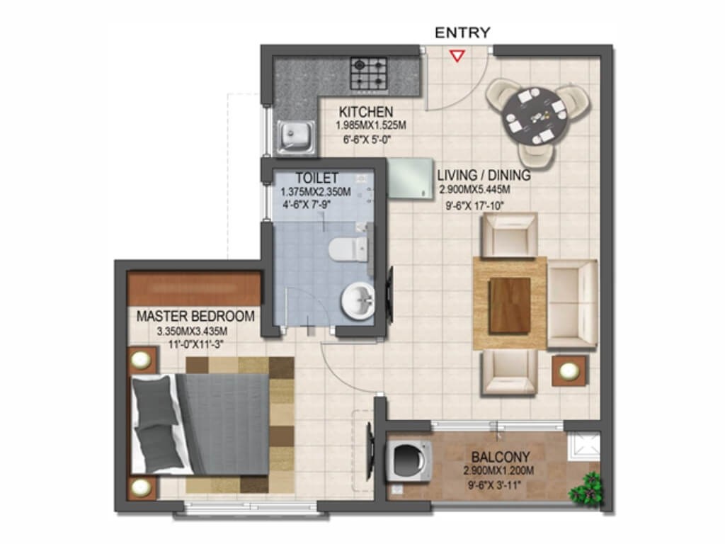 Adora De Goa Floor Plan