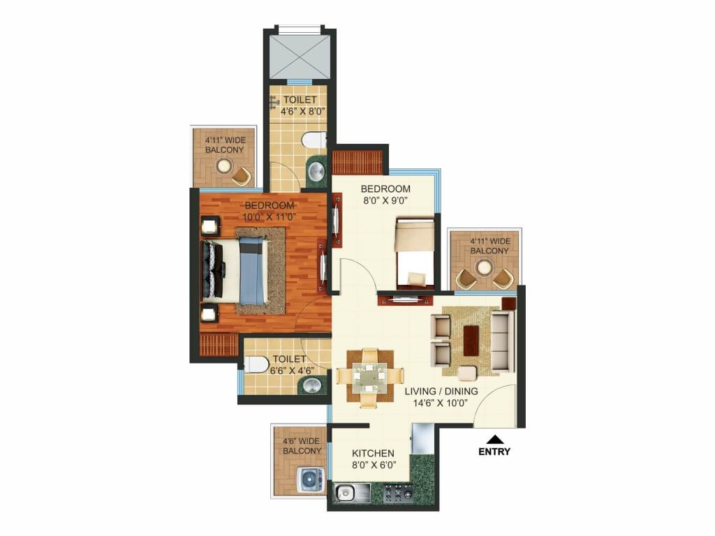 Prateek Grand Carnesia Floor Plan