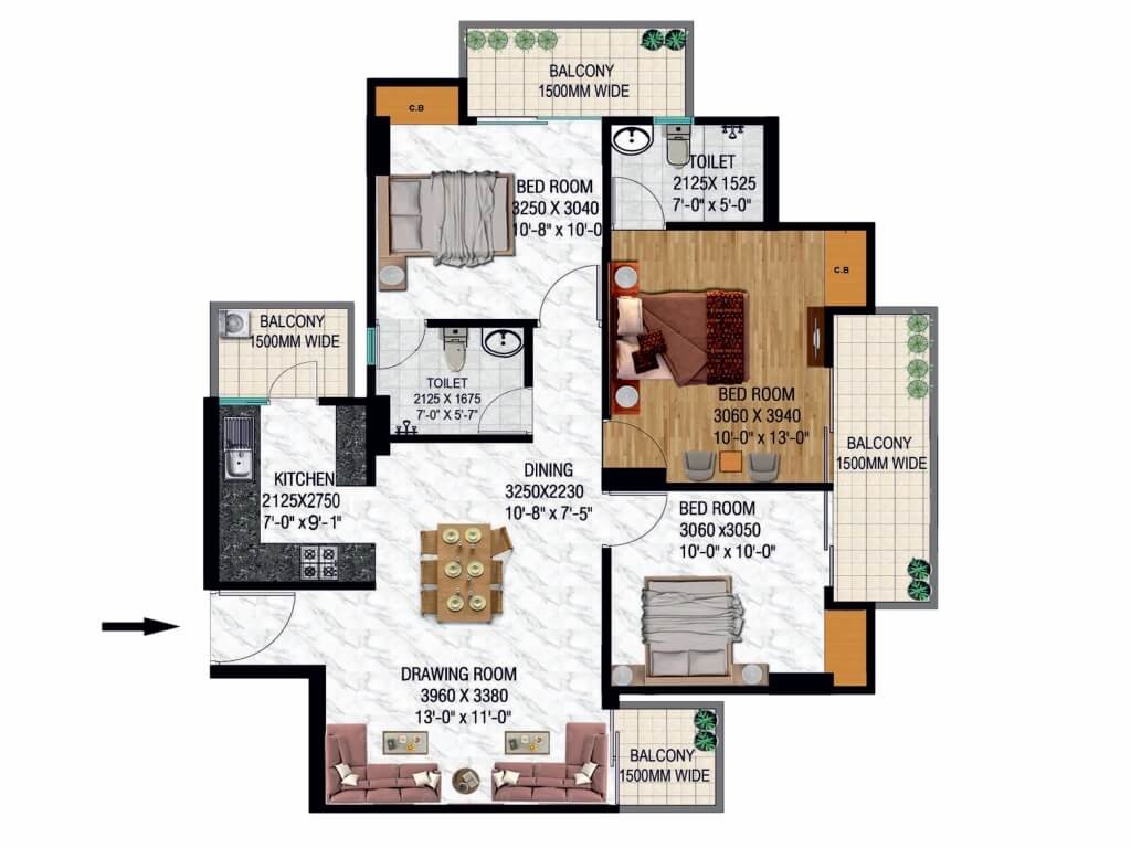 Sublime Spring Elmas Floor Plan