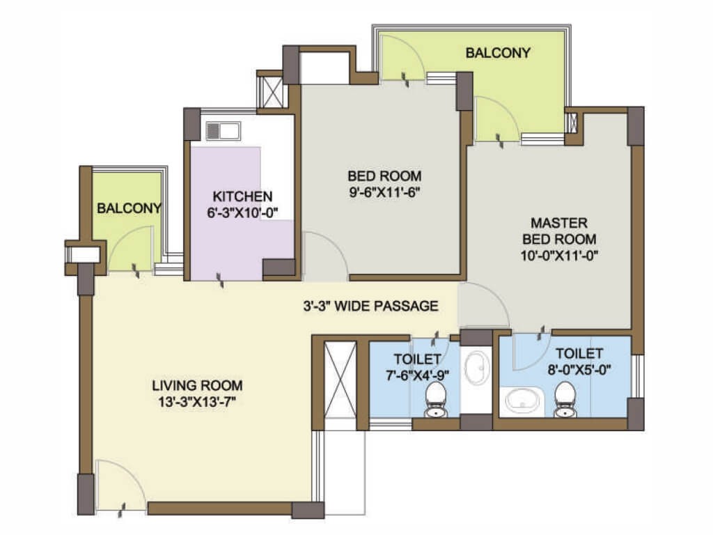 KLJ Platinum Heights  Floor Plan