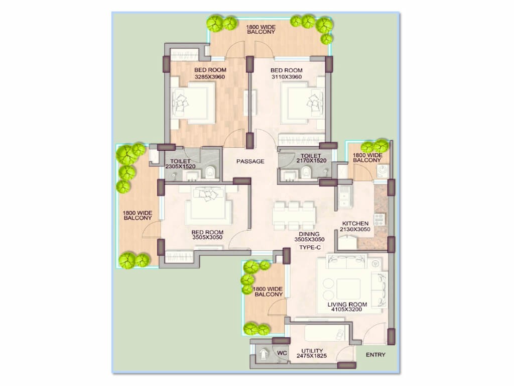 KLJ The Imperial Floor Plan