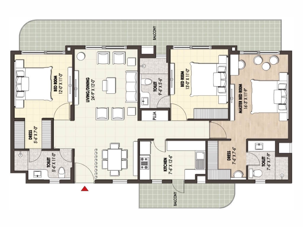 Adore Broadway Residences Floor Plan