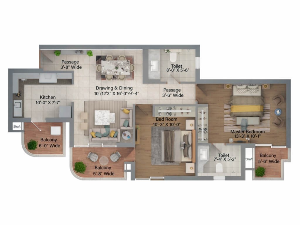 BPTP Discovery Park Floor Plan