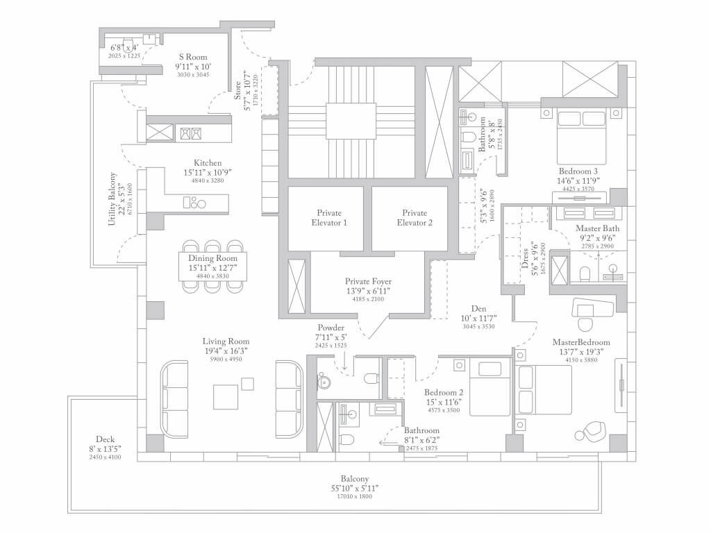 Trump Towers Floor Plan