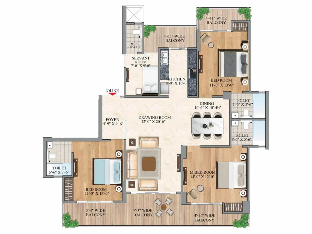 Aurum Alumni Bliss Floor Plan