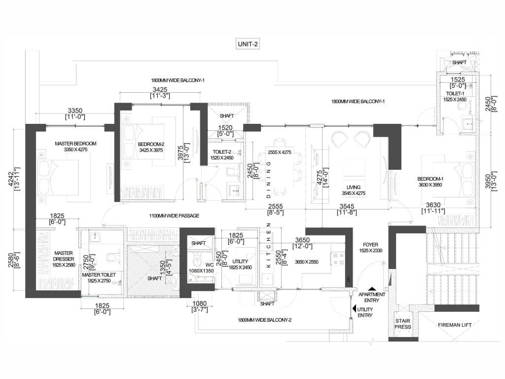 Adani The Marq  Floor Plan
