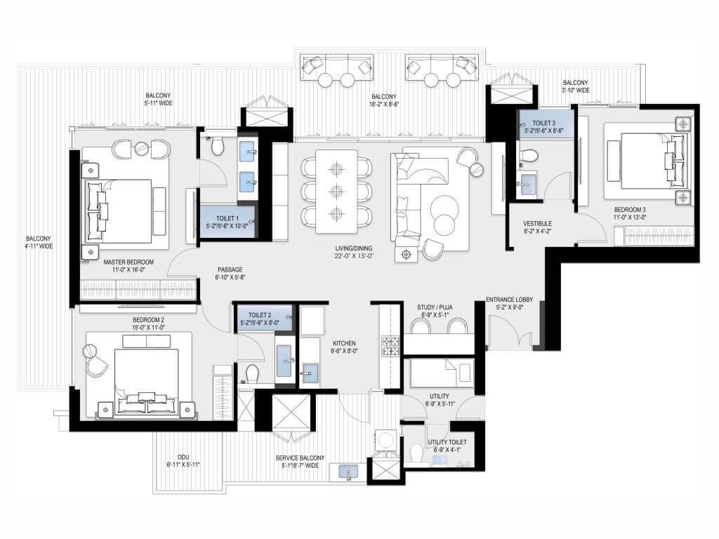 BPTP Downtown 66 Floor Plan