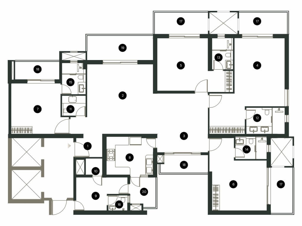 Max Estate 105 Floor Plan