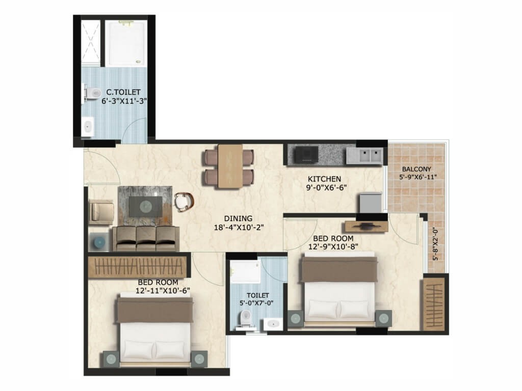 GKBs Grace Prime Floor Plan